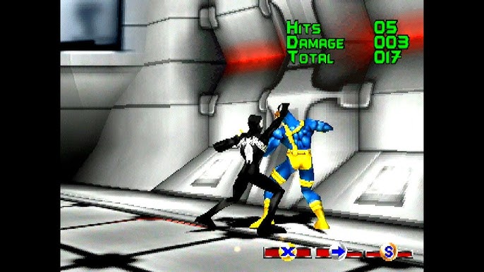 X-men Mutant Academy - Gameplay PSX (PS One) HD 720P (Playstation classics)  