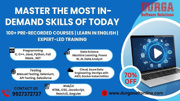 100+ IT & Tech Courses — Learn Anytime, Anywhere with DURGASOFT Online !