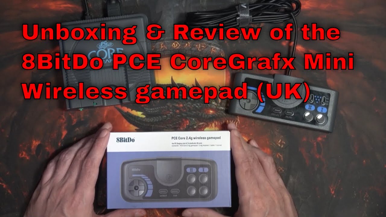  8Bitdo PCE Core 2.4G Wireless Gamepad for PC Engine