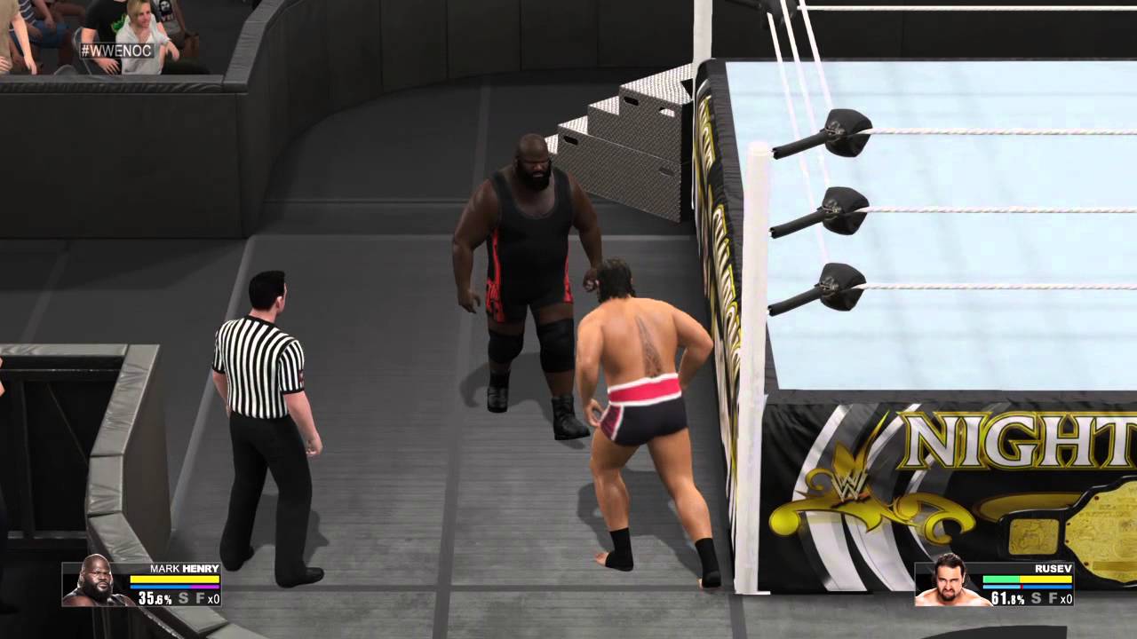 Rusev vs. Mark Henry