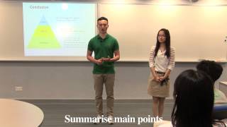 Problem-solution Presentation: Conclusion with annotations