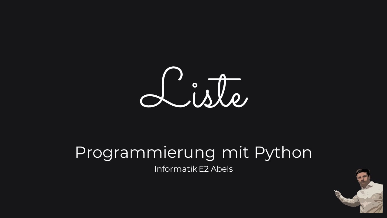 09 Listen | Programmierung mit Python - YouTube