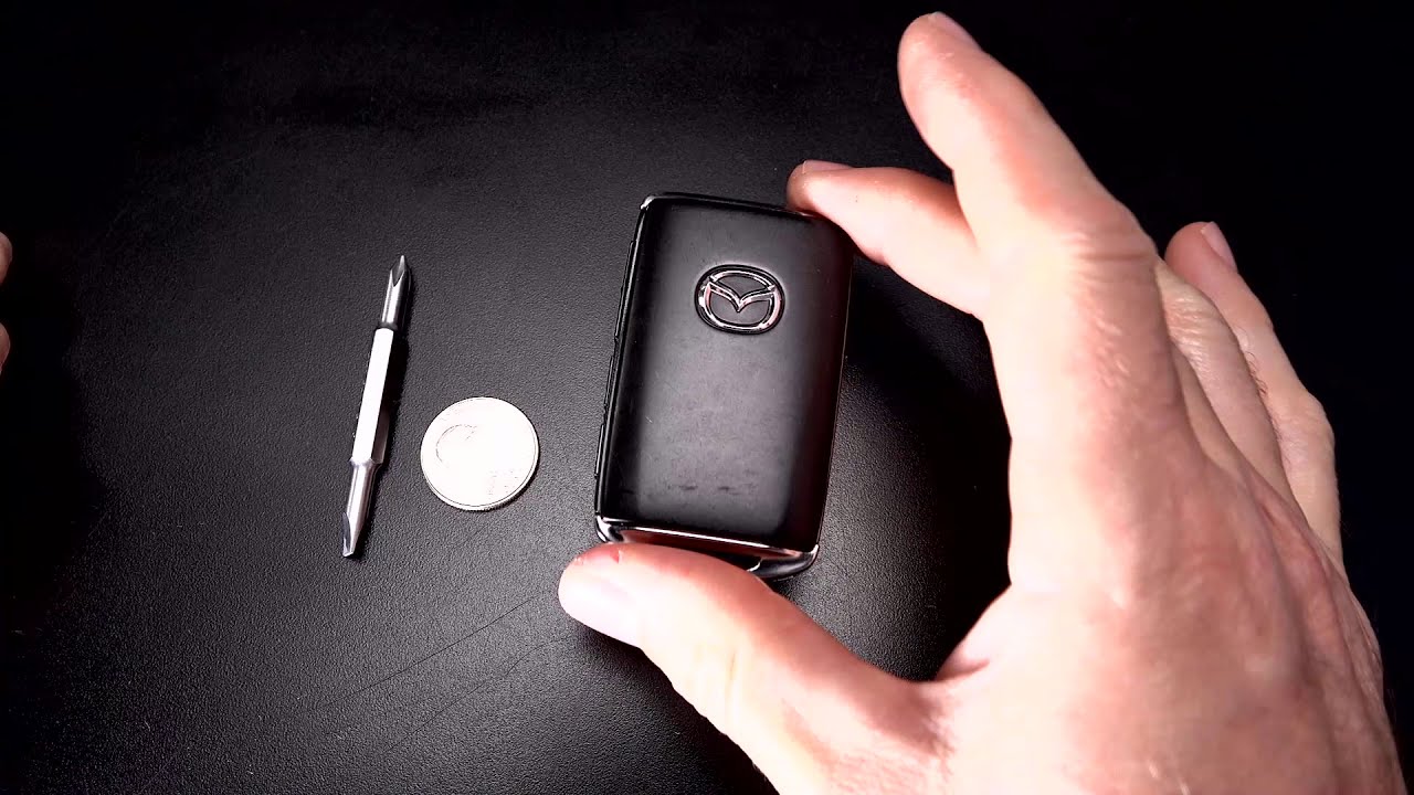 How to Replace Battery in Mazda Key Fob - YouTube