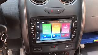 Cena Propio Segundo grado Dacia DUSTER -LOGAN OEM radio replacement system with GPS and parking  camera - YouTube