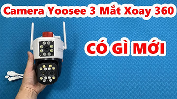 Camera Yoosee 3 Mắt Xoay 360 Độ BÁM THEO CHUYỂN ĐỘNG Hỗ Trợ Zoom TO NHỎ KHÔNG VỠ HÌNH Loại Mới Nhất
