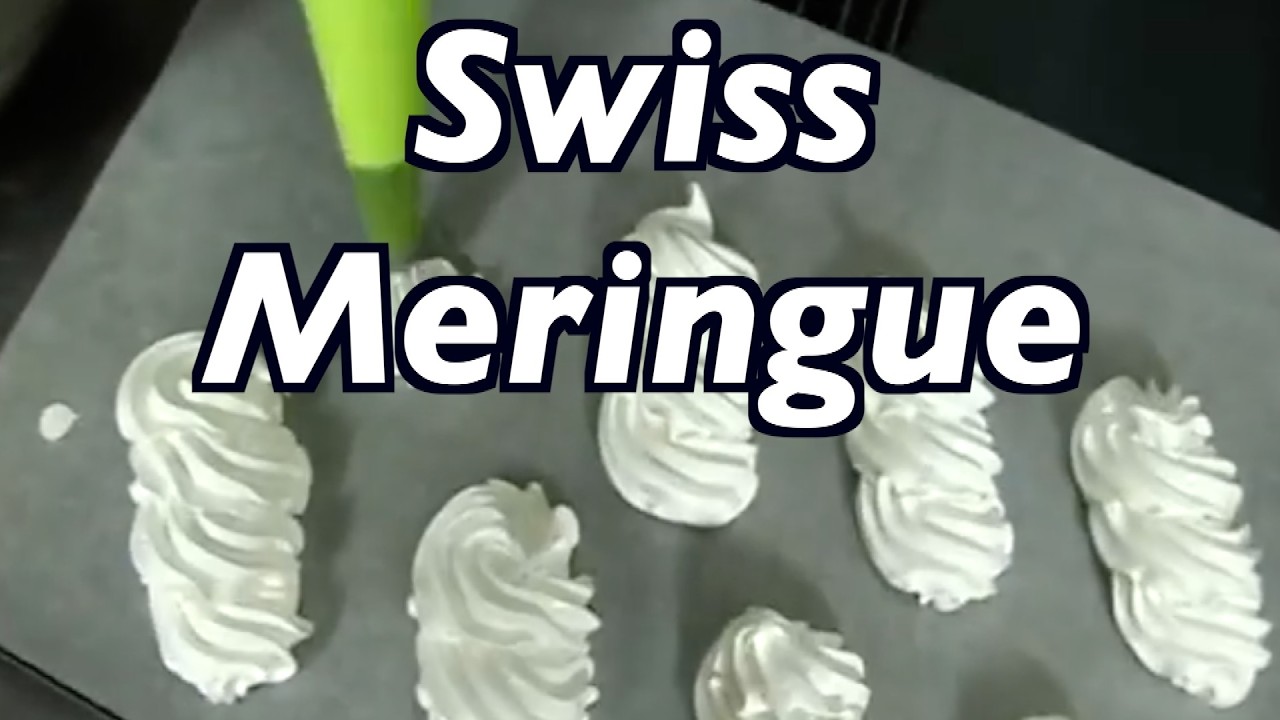 Swiss Meringue a stable fluffy frosting only requires few ingredients with ChefJulien.