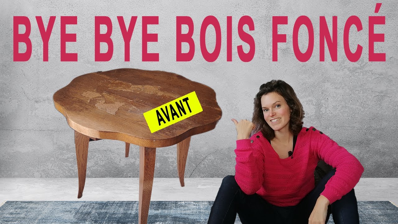 Comment obtenir un BEAU BOIS NATUREL et MODERNISER son meuble en CHENE ?