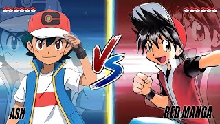 Pokémon Battle: ASH Vs. RED MANGA (Pokemon Adventures)