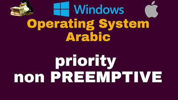 شرح وحل مثال علي priority non preemptive algorithm | OS بريف