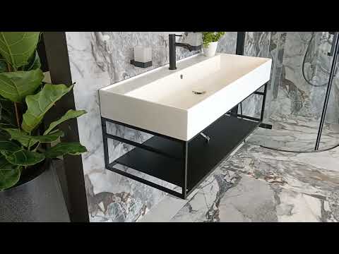 Раковина 80 см накладна на стільницю Simas Agile AG80, видео 3