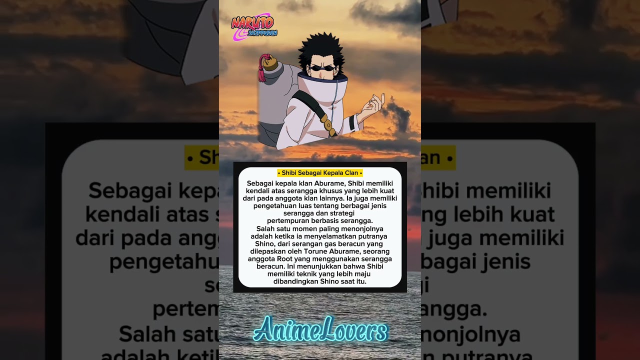 Siapakah Shibi Aburame || 