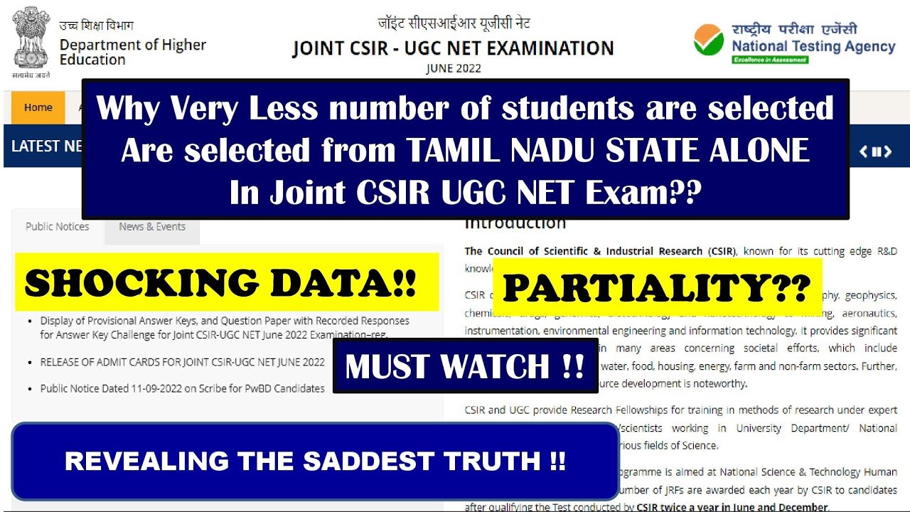 why-very-less-students-from-tamil-nadu-are-clearing-joint-csir-ugc-net