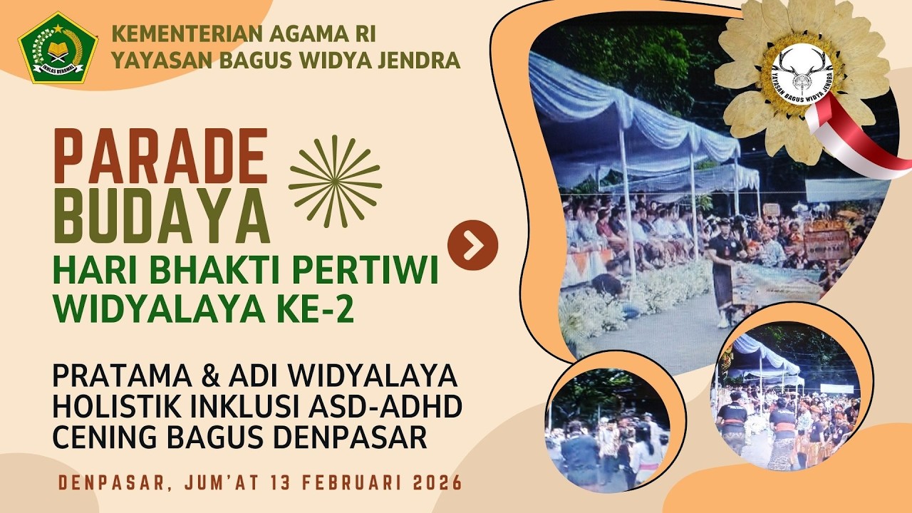 PENTAS SISWA-SISWI PRATAMA & ADI WIDYALAYA CENING BAGUS DI HADAPAN MENTERI AGAMA RI