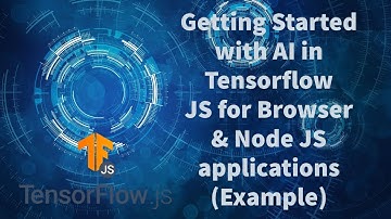 Tensorflow JS installation + getting started with easy example in Browser & Node JS