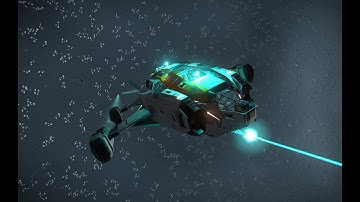 [Elite Dangerous] Testing the new guardian weapons on pirates