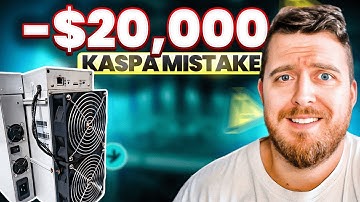 I Lost $20,000 Mining Kaspa – Don’t Make This Expensive Mistake