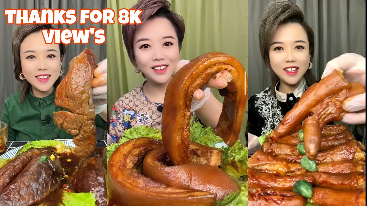 Real Mukbang :) spicy Pork Bellly Soothing Sounds While Enjoying Delicious 먹방 모음이 팅쇼 리얼 사운드 #1669