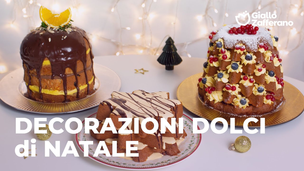IL MENÙ DI NATALE - DECORAZIONI DOLCI DI PANDORO E PANETTONE❤️🎄✨🎅😍