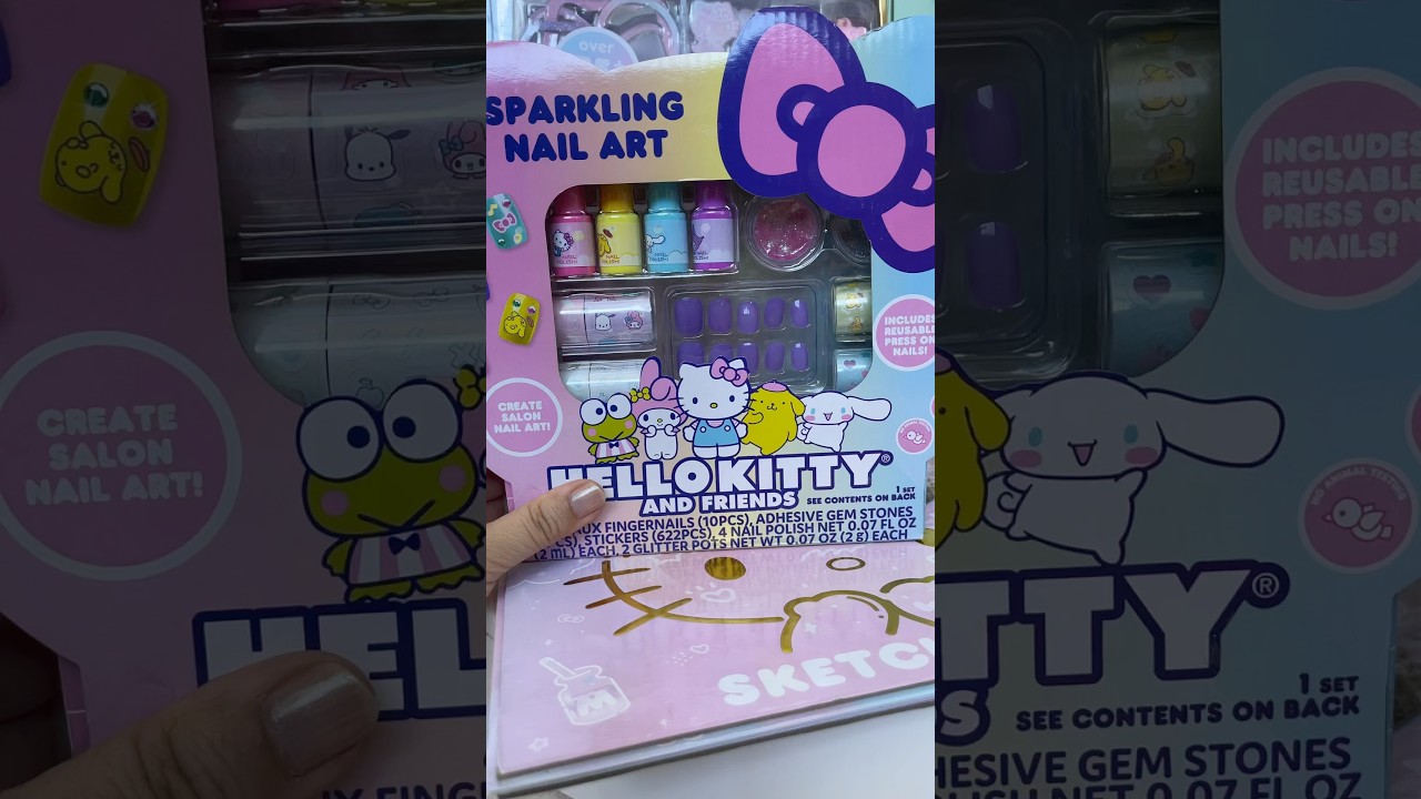 Hello Kitty 50th Anniversary Nail Art Set, Journal and Sketchbook 