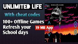 How to Enable Never Die Cheat Code Super Contra Games 100+ Offline Retro old Games |Shahid Dash screenshot 4