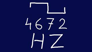4672 hz square