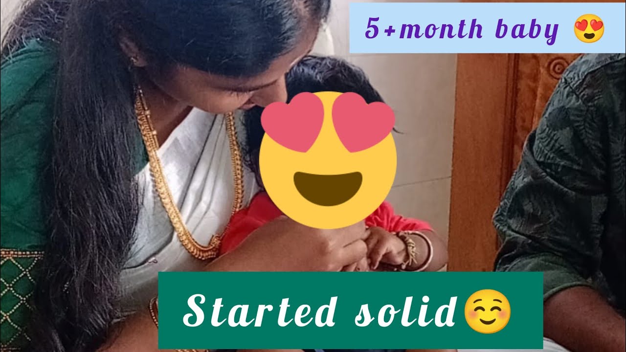 Introducing Solid For 5 month Baby 1st Experience baby Love The Food introducing-solid-for-5-month-baby-1st-experience-baby-love-the-food