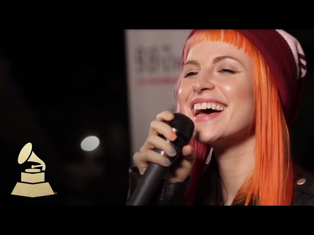 Live performance of Paramore's new single, Still Into You | GRAMMYs class=