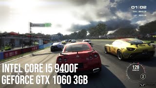 Grid 2 Benchmark Test With Intel Core i5 9400f and GeForce GTX 1060 3GB at 1080p