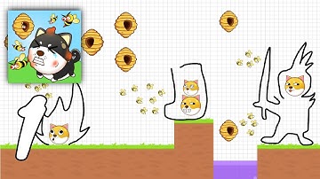 Save The Dog - Draw to Save Gameplay Walkthrough Part 1 (Android, IOS)