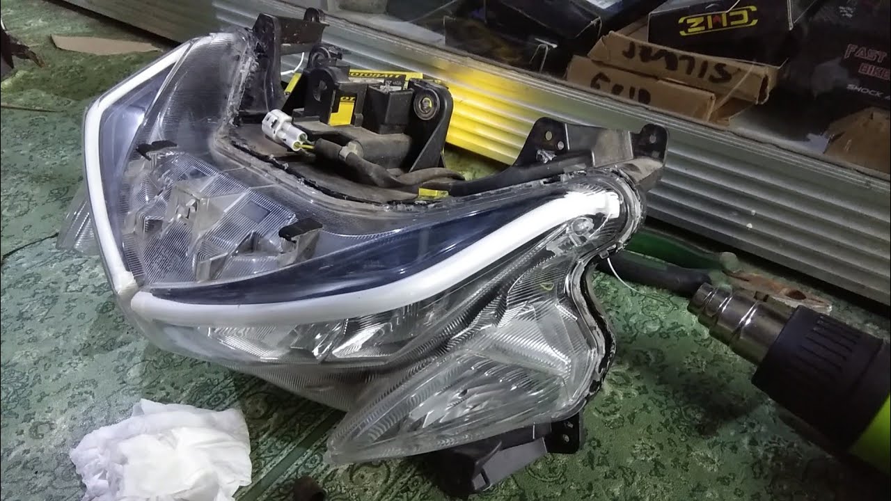 Cara memasang ALIS LAMPU AEROX 155 tanpa menggunakan LEM 