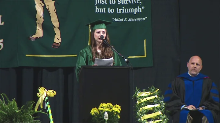 Sarah Berkowitz 2017 Commencement Speech, Adlai E....