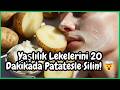 Yaşlılık lekelerini 20 dakikada patatesle silin💥 Çok kolay! 🤯