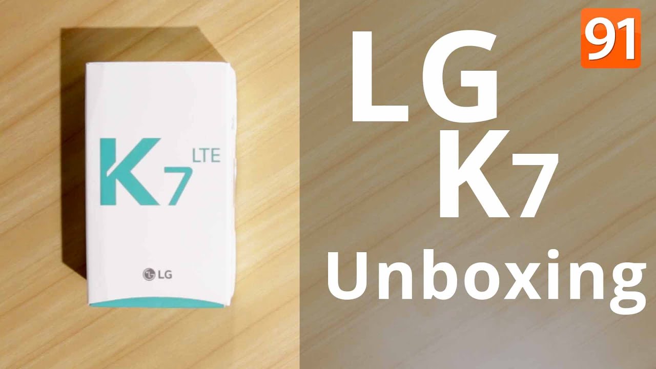 LG K7 Quick Unboxing Box Contents Price YouTube
