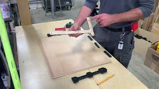STV Racking Torpedo Dock Installation Template Demonstration.