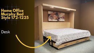 Manhattan Horizontal Murphy Bed with desk 172-1225