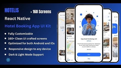 Hotelis Pro - Hotel Booking React Native Ui Kit