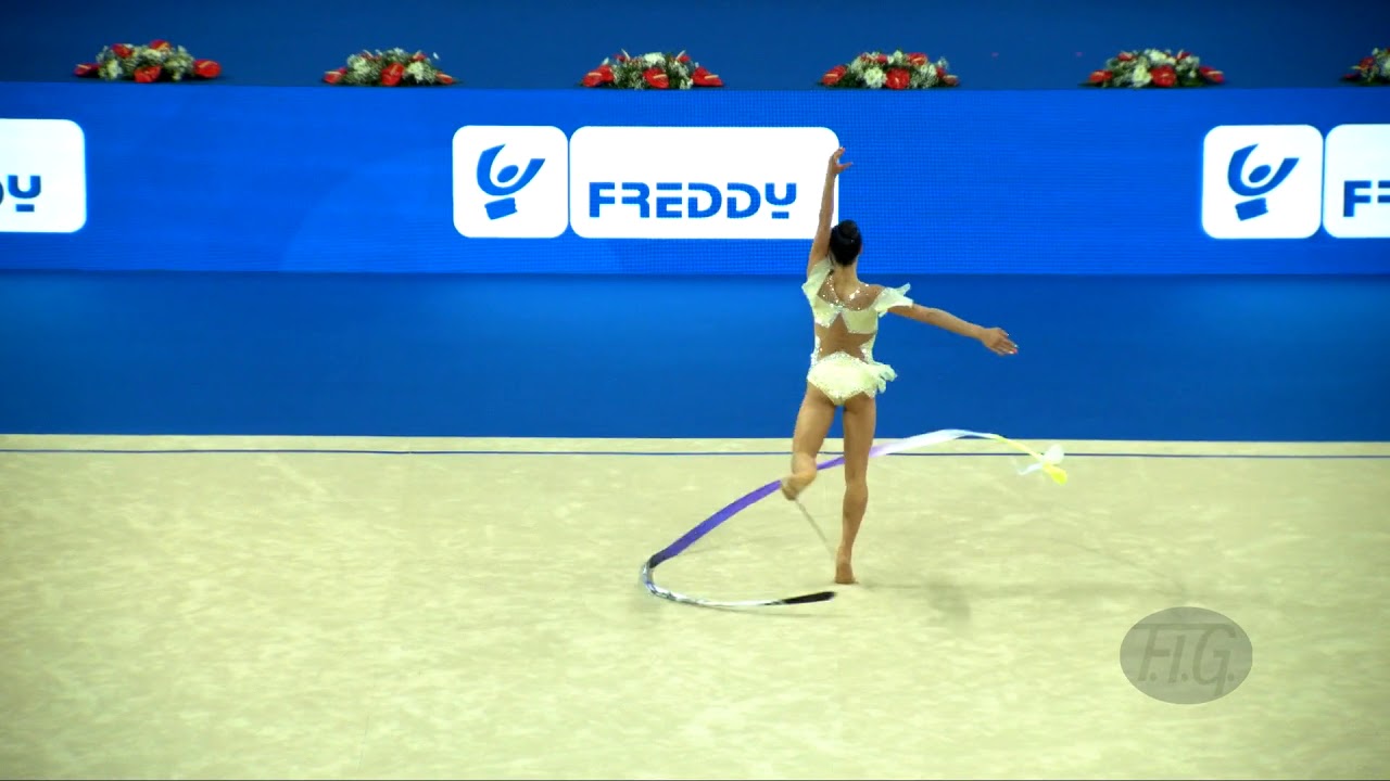 PAZHAVA Salome (GEO) - 2017 Rhythmic Worlds, Pesaro (ITA) - Qualifications Ribbon