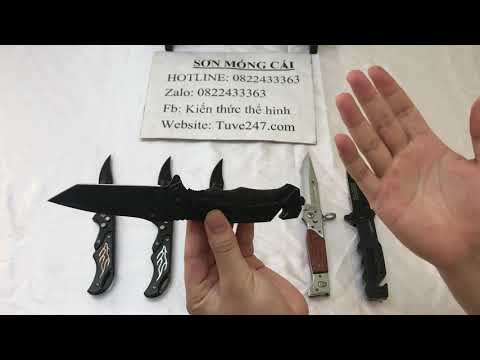 Video Tổng hợp các loại DAO BẤM/DAO GẤP nhỏ gọn giá mềm hiện... - youtube