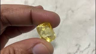 NATURAL YELLOW SAPPHIRE 24.41 CARAT