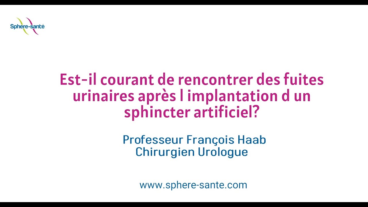 Est-il courant d’avoir des fuites urinaires après l’implantation d’un