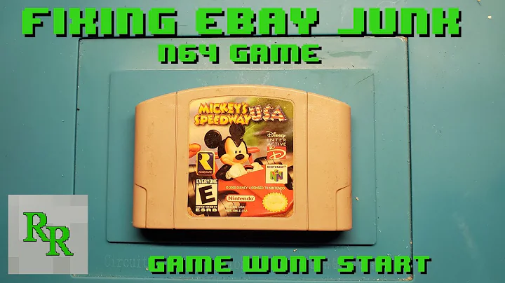 N64 Game won't start - Fixing Ebay Junk