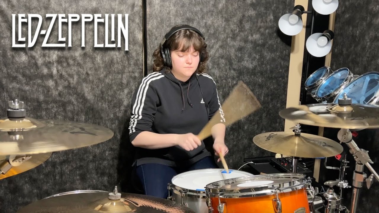 "Black Dog" - Led Zeppelin (Drum Cover) - Sara Varro