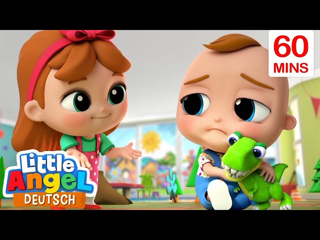 Teilst du mit mir? | Kinderlieder mit Klein Joni | Little Angel Deutsch class=