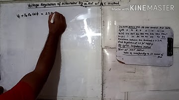 NUMERICAL ON VOLTAGE REGULATION OF  EMF AND MMF METHODS BY Sh Ravi Nath