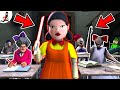 Squid Doll School  VA Granny team ► funny horror animation (moments)