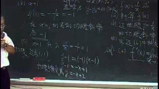 《STUT OCW》初等微積分 4.1 導數的概念 Part2