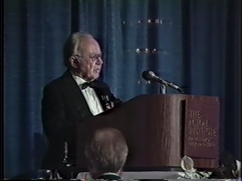 Russell Kirk Introduces William F. Buckley, Jr. - Acton Institute 1st Annual Dinner (May 12, 1992)