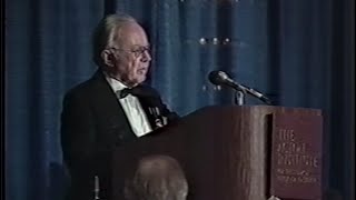 Russell Kirk Introduces William F. Buckley, Jr. - Acton Institute 1st Annual Dinner (May 12, 1992)