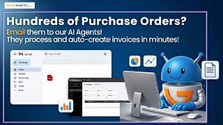 Purchase order processing &amp; invoice creation have never been this easy — just email our AI Agents!