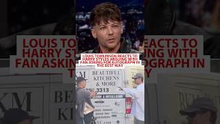 Louis Tomlinson Supports Harry Styles in Autograph Dispute